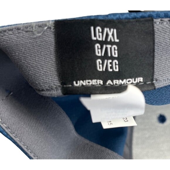 Under Armour Men's Blue Baseball Cap Hat Sz L - Picture 5 of 7